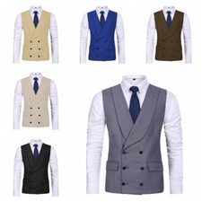 Men Formal Suit Vest Slim