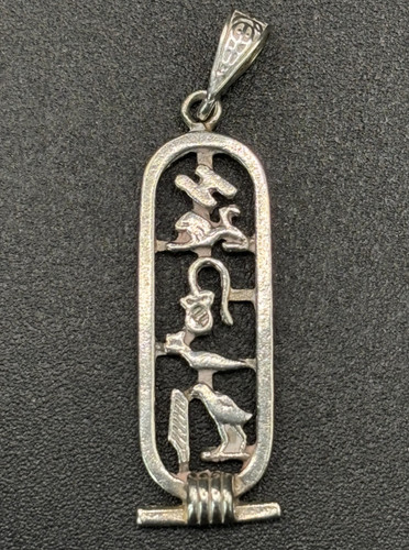 Sterling silver pendant - silver,