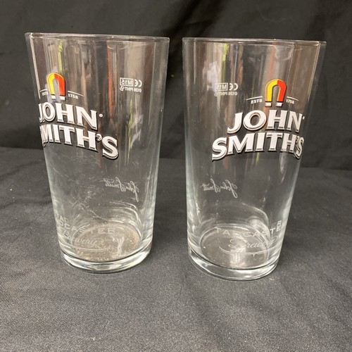 John smiths pint glasses - smiths,