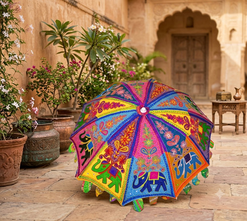 Garden parasol flower - garden,