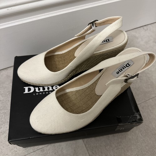 Dune london cream canvas - london,