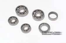 for Suzuki RM 125 ( 1989 1990 1991 ) Transmission Gearbox Bearing kit Set of 6