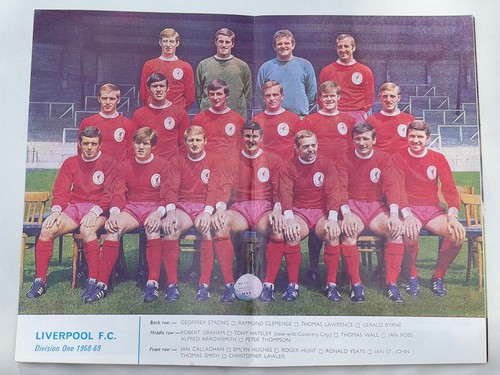 Liverpool memorabilia 1968 - memorabilia, 1968/69