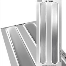 Silver Sticker Domed Car Corner Body Bumper Protector Strip Anti Scratch Guard