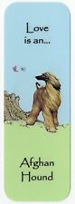 AFGHAN HOUND DOG BEAUTIFUL DOG BOOKMARK SAME IMAGE BOTH SIDES GREAT GIFT