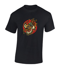 DRAGON CHINESE MENS T SHIRT COOL DESIGN SERPENTRETRO TATTOO VINTAGE FASHION