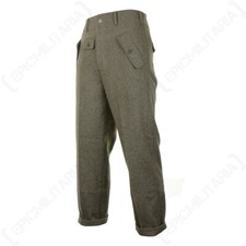 WW2 German M44 Field Grey Wool Trousers Uniform WWII Reenactment