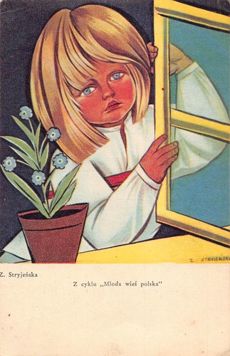 Art girl near - art, window