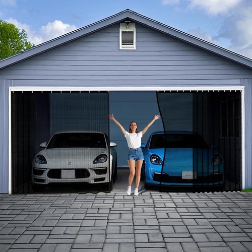 Sliding garage door - door, screen