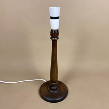 Wood Lamp Round Wooden Base