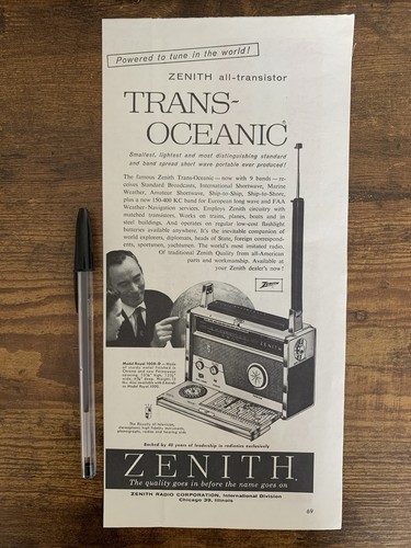 1959 zenith all transistor - 1959,