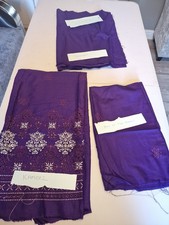 2 Peice Danak Embroided Unstitched Dress Fabric Pakistani Winter Suit