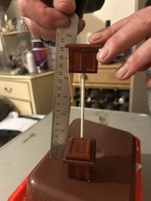 Dolls House Oak period toilet with enclosed bowl & upper cistern 1:12 scale