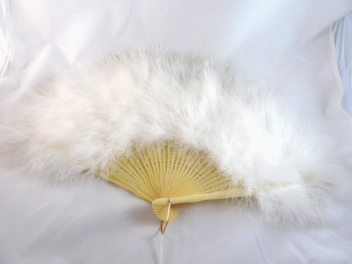 Vintage white ostrich feather - vintage,