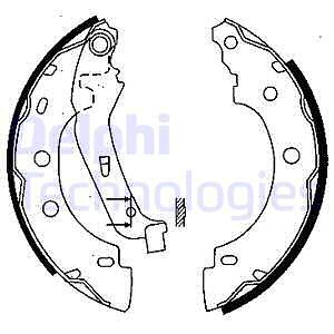 New brake shoe - brake, set