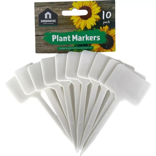 Large white plant marker - 10,