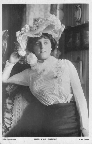 Postcard edwardian actress - postcard,
