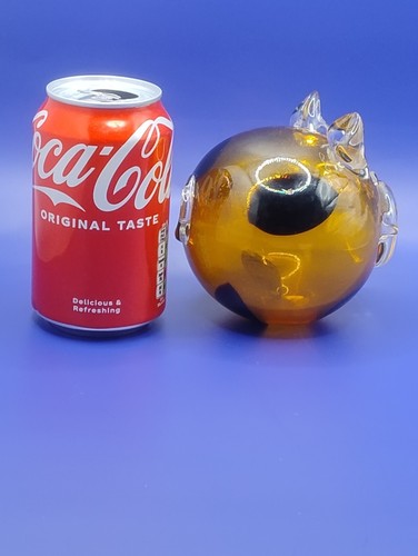 Vintage amber coloured glass - amber,
