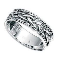 sterling silver celtic thumb