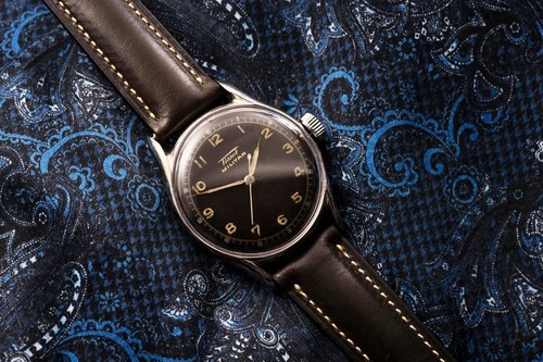 Tissot militar black dial - -,