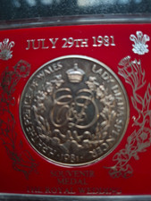 Charles and Diana Souvenir Medal Royal Wedding 1981