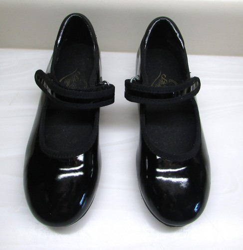 Girls stelle black - black, patent