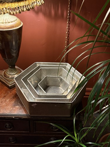 Vintage set hexagonal - of,