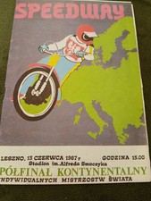 Speedway World Championship Continental Semi Final  Leszno June 13th 1987