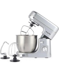 Salter Aspen Stand Mixer 1300W 5L Bowl 8 Speeds with Dough Hook Whisk Beater