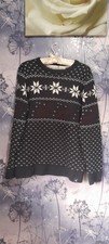  Mens Soul Star England Christmas Sweater size large  