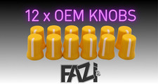 12 x YELLOW OEM KNOBS DJ MXER