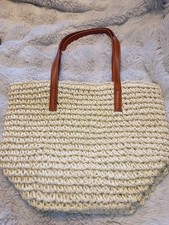 Woven Wicker Bag Ladies Summer