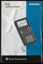 1993 TEXAS INSTRUMENTS TI-85 GRAPHING CALCULATOR GUIDEBOOK