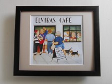 Beryl Cook print 'Elviras Cafe 2'  FRAMED