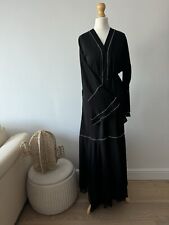 Gemstone Detail Black Abaya Dubai luxury abaya Ramadan Eid  -size 54 