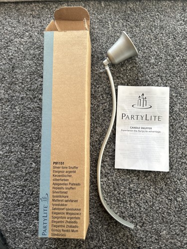 Partylite silvertone candle - silvertone,