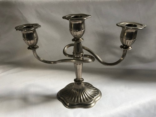 Vintage silver tone chrome