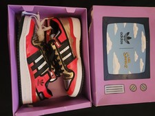 Adidas x The Simpsons Forum 84 Low 'Duff' - UK 8.5 - Worn Twice Good Condition.