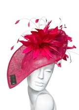 Fuchsia Pink Fascinator/Ascot