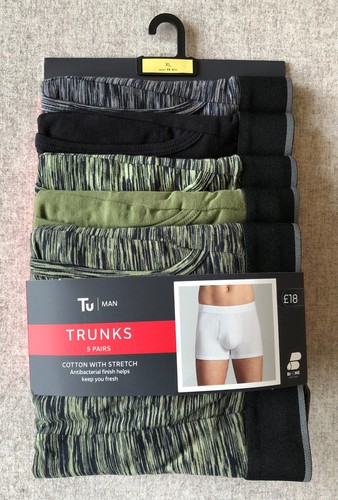 Mens trunks underwear 5 - trunks, xl