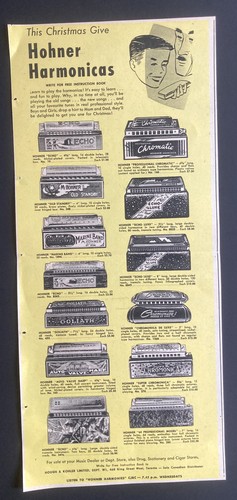 1952 canada canadian hohner - 1952,