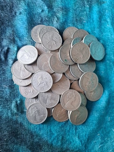 Bulk old style 10p coin - ,