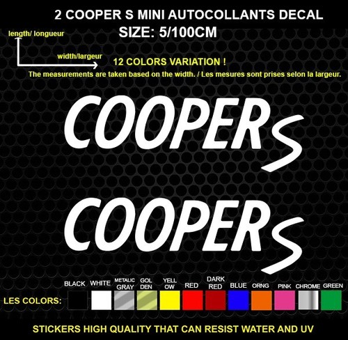 Cooper mini logo sticker - 2,