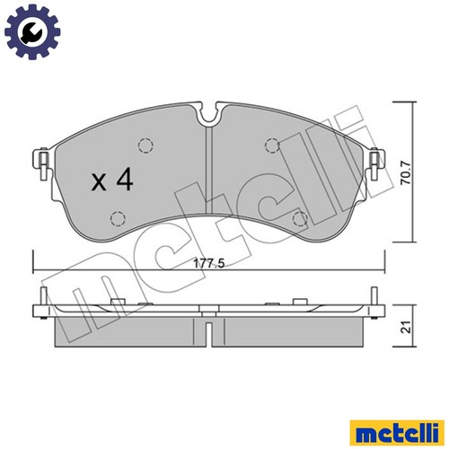 Brake pad set - brake, disc