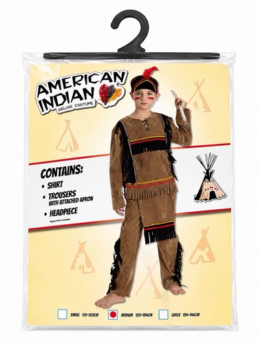 American indian deluxe costume - american,