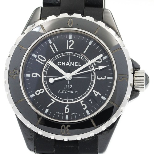 Chanel j12 h0684 date - j12, black