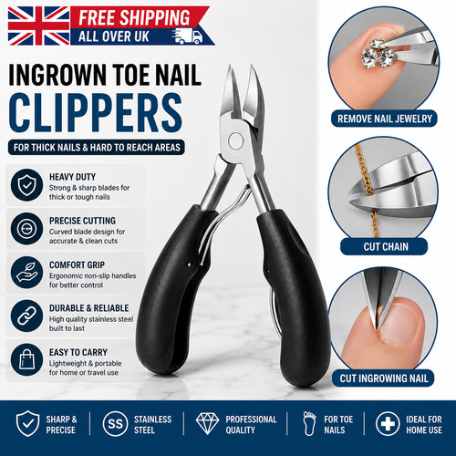 Ingrown toe nail clippers - nail,