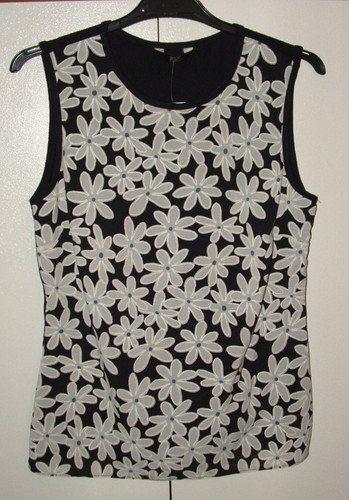 Black white daisy - f&f,
