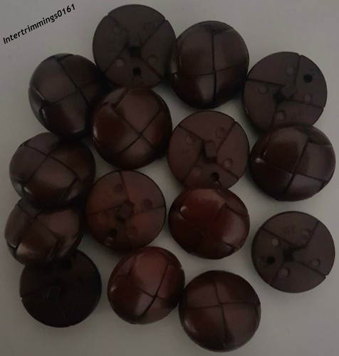 Buttons dark brown - brown, football/