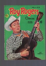 World Distributors Comic  Roy Rogers Comic  Vol. 1  No. 31  1950s